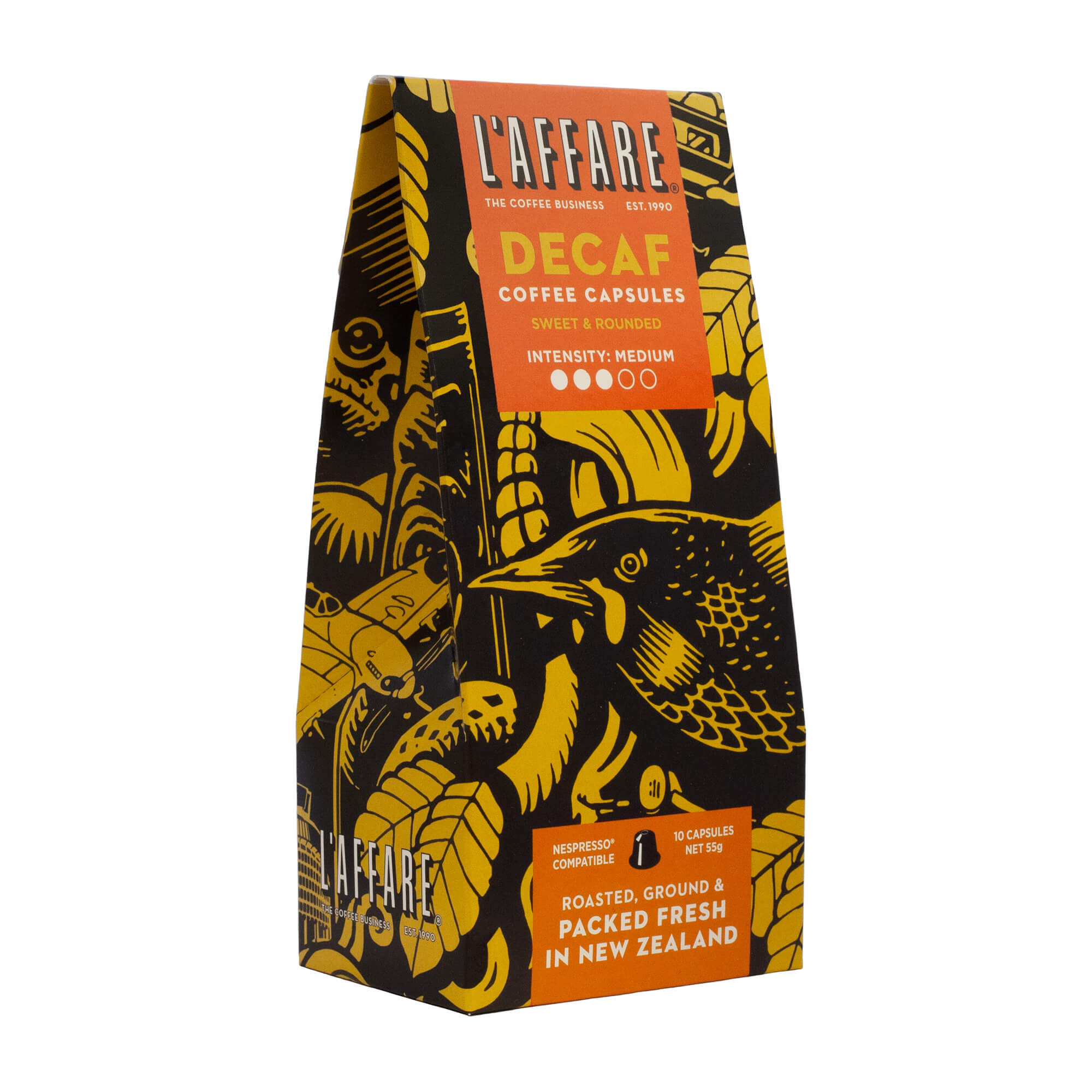 Decaf Coffee Capsules 10 Pack Nespresso Captules Laffare Coffee