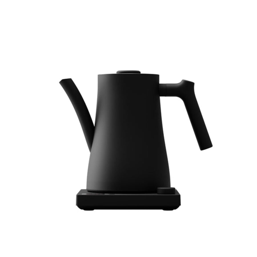 Black matte smart kettle.